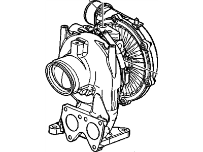 GM 12642129 Turbocharger Asm