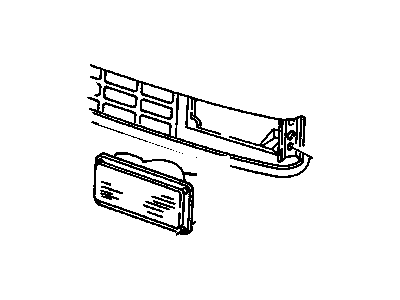 GM 5976837 Lamp,Parking