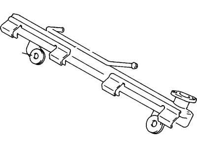 2001 Chevrolet Metro Fuel Rail - 91174237