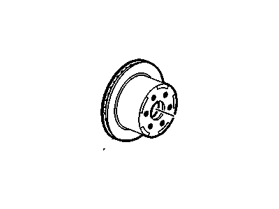 GM 25792698 Rear Brake Rotor