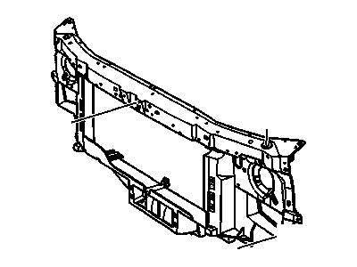 GM 15034846 Support Assembly, Radiator