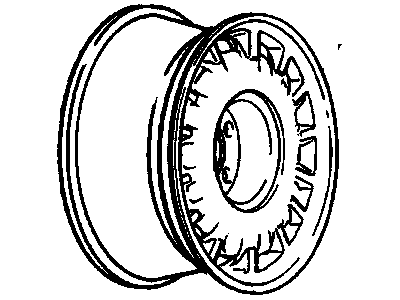 GM 3635445 Wheel Rim Unit, Aluminum