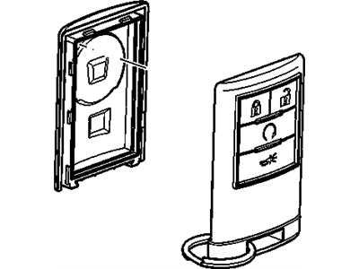 22756463 GM Transmitter Assembly, Remote Control Door Lock Illustration 1 of 1