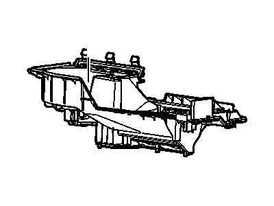 GM 22724325 Case, Auxiliary A/C Evaporator & Blower Lower (Service)