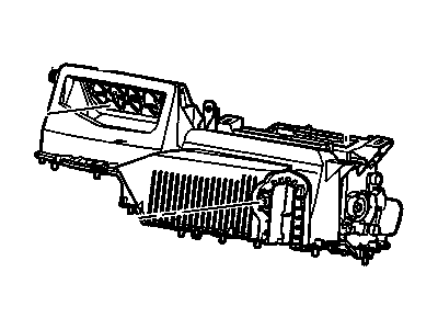 GM 10393238 Case Assembly, Heater & A/C Evaporator (Service)