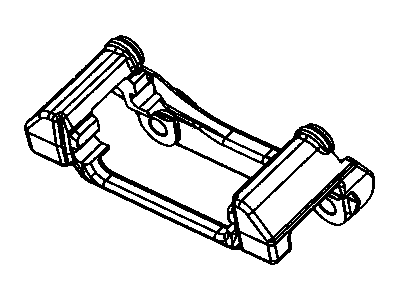 GM 12455800 Bracket,Rear Caliper Stop