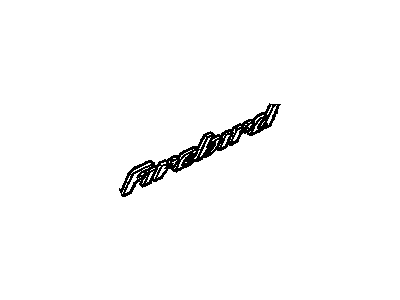 2000 Pontiac Firebird Emblem - 10297557