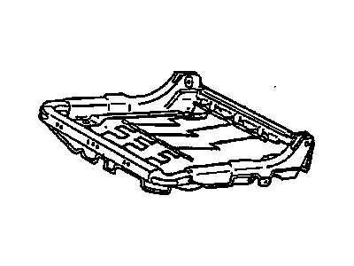 16727728 GM Frm Assembly, Passenger Seat Bottom Illustration 1 of 1