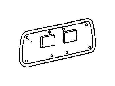 GM 12532716 Panel Asm,Rear Seat Back Finish *Neutral