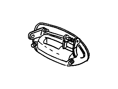 2000 Cadillac Catera Door Handle - 24431475