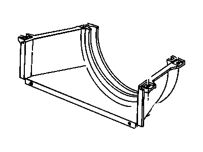 GM 15954693 Shroud, Radiator Fan Lower