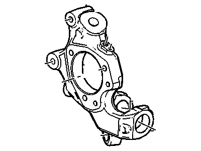 GM 15775071 Rear Steering Knuckle Assembly (W/ Hub)