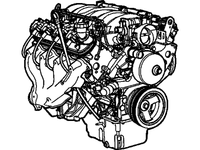 GM 19256262 Engine,Gasoline (Service New)