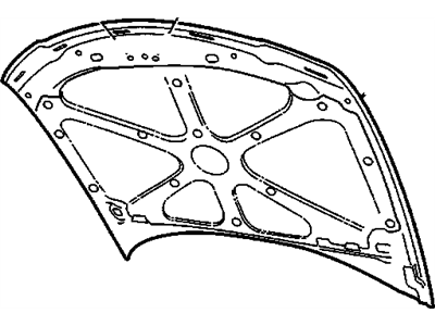 GM 92167780 Hood Asm