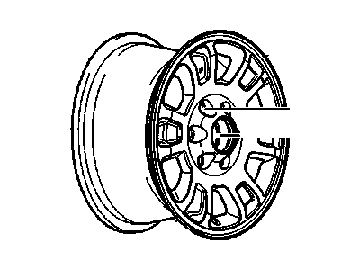 2008 GMC Sierra Spare Wheel - 9595382