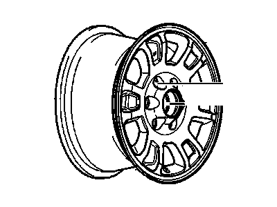 2006 Cadillac Escalade Spare Wheel - 9595382