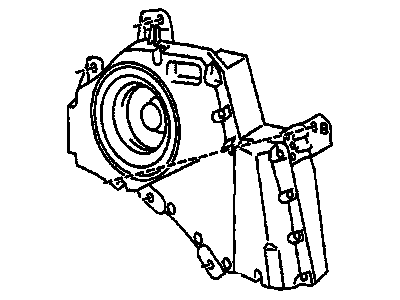 GM 88973324 Speaker,Radio Rear