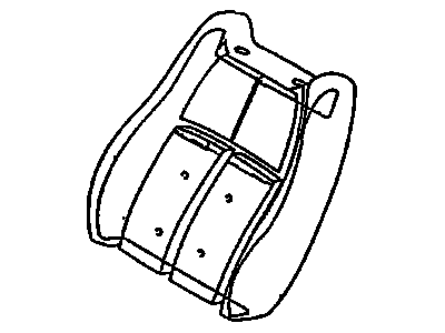 1998 Oldsmobile Aurora Seat Cushion Pad - 16800196