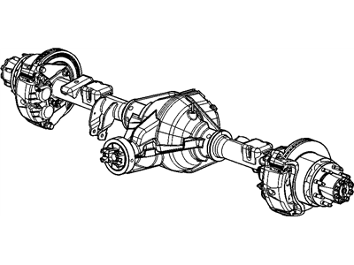 GM 25905552 AXLE, Rear Axle