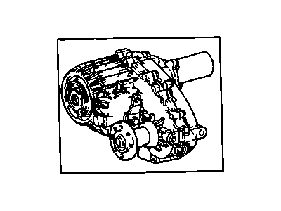 GM 15662226 Transfer Case Assembly (Front Half)(W/Power Take, Off Cover)