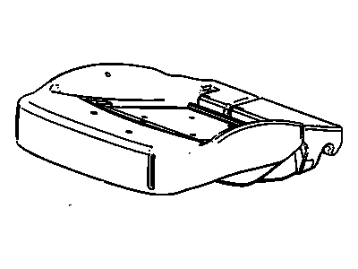 2012 Buick Allure Seat Cushion Pad - 20820277