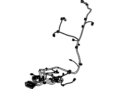 GM 20840608 Harness Assembly, Front Seat Wiring