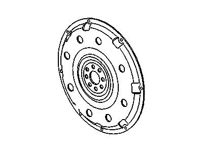 GM 12581309 Engine Crankshaft FLYWHEEL