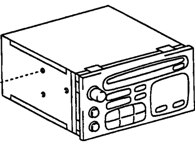 GM 30019812 Radio,Amplitude Modulation/Frequency Modulation Stereo & Clock & Compact Disc Player