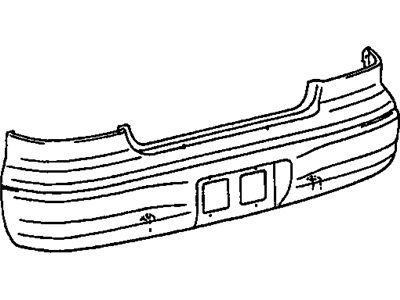 2002 Chevrolet Prizm Bumper - 94857165