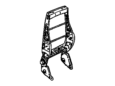 GM 12455866 Frame Asm,Rear Seat Back Cushion
