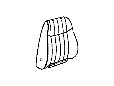 GM 12532929 COVER, Rear Seat Back