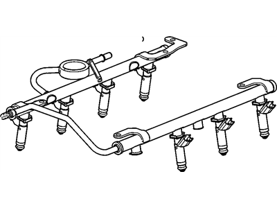 GM 12580644 Rail Assembly, Sequential Multiport Fuel Injection Fuel