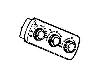 Cadillac A/C Switch - 9379915