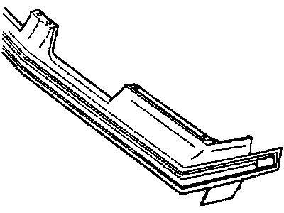 GM 22506630 Molding Assembly, Front Bumper Fascia Center