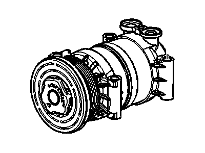 GM 89019403 Air Conditioner Compressor Assembly