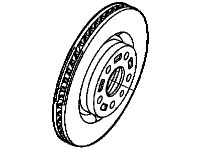 Pontiac Brake Disc - 92287414