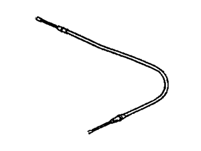 Cadillac Seville Parking Brake Cable - 25760477