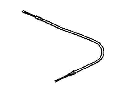 2005 Cadillac Deville Parking Brake Cable - 25760477