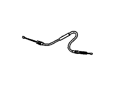 2005 Cadillac Deville Parking Brake Cable - 15236959