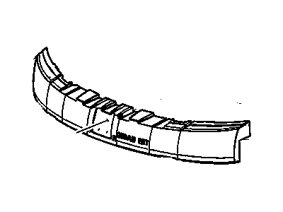 GM 15253247 Absorber,Front Bumper Fascia Energy