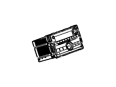 GM 25779590 Radio Assembly, Amplitude Modulation/Frequency Modulation Stereo & Audio Disc Player*Cashmere