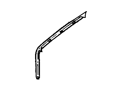 GM 22606843 Molding Assembly, Windshield Side Upper Garnish *Neutral Medium