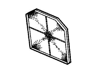 GM 92184248 Filter Assembly, Pass Compartment Air