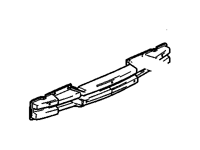 GM 10303828 Bar, Rear Bumper Imp