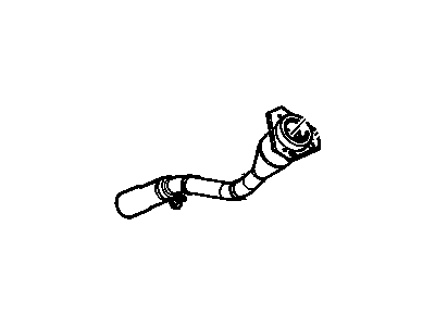 2005 Chevrolet Blazer Fuel Filler Hose - 10366906