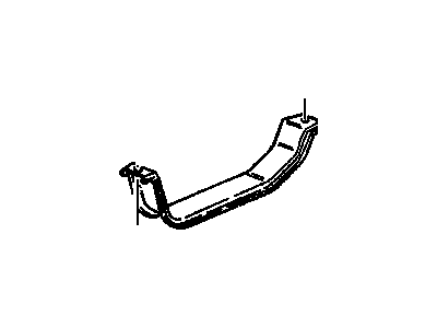 1990 Chevrolet S10 Fuel Tank Strap - 15677696