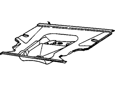 GM 12538624 Panel Asm,Rear Compartment Rear