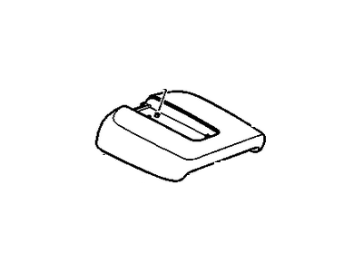 GM 19328718 Armrest Asm,Front Floor Console *Black