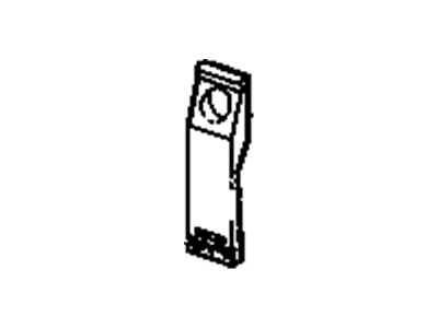 GM 16611220 Retainer, Molding Outer Panel Rear Door Natural