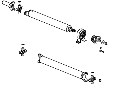 GM 25787948 Front & Rear Propeller Shaft Assembly